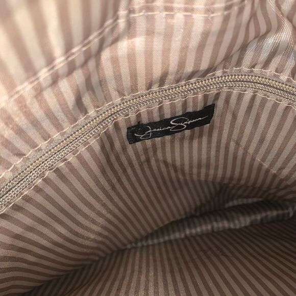 Jessica Simpson houndstooth computer tote bag - Picture 2 of 4